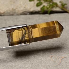 Ojo de Tigre Marrón cálido natural de 21.64 ct, Elegante, Opaco