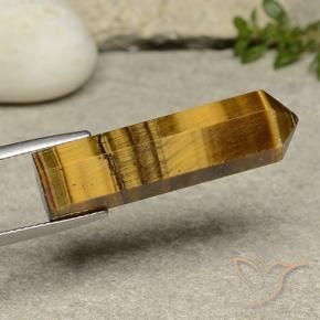 Ojo de Tigre Marrón cálido natural de 20.39 ct, Elegante, Opaco