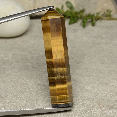 19.94ct Natural Marrón dorado Ojo de Tigre, Elegante, Opaco