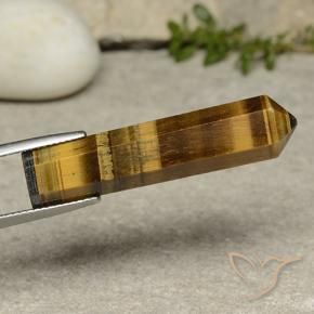 Ojo de Tigre Marrón dorado natural de 19.94 ct, Elegante, Opaco