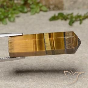 Ojo de Tigre Marrón claro natural de 21.30 ct, Elegante, Opaco