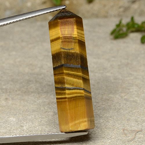 22.27ct Natural Marrón dorado Ojo de Tigre, Elegante, Opaco