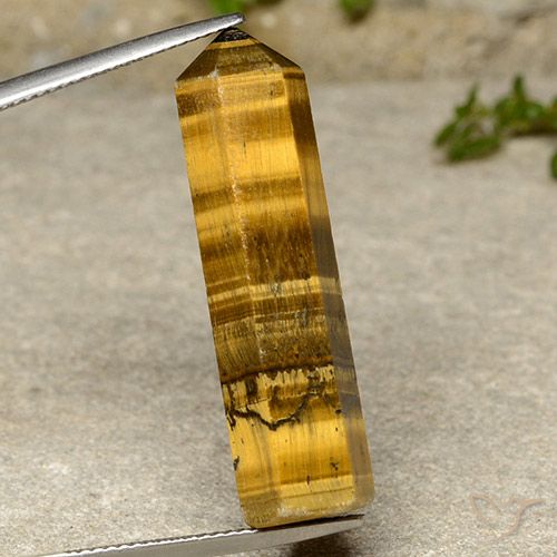 22.34ct Natural Marrón amarillento Ojo de Tigre, Elegante, Opaco