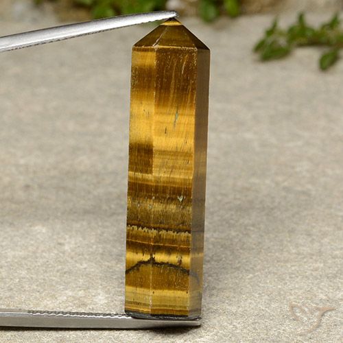 23.11ct Natural Marrón dorado Ojo de Tigre, Elegante, Opaco