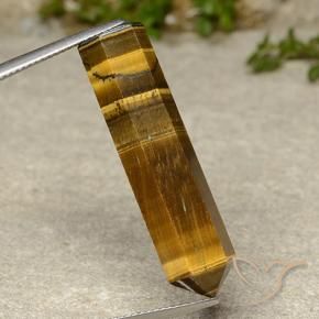 Ojo de Tigre Marrón dorado natural de 23.11 ct, Elegante, Opaco
