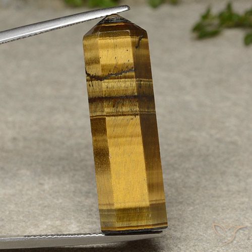 25.09ct Natural Marrón claro Ojo de Tigre, Elegante, Opaco