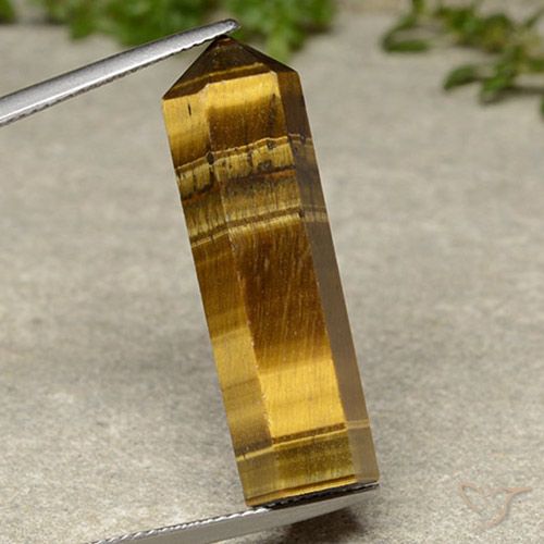 21.13ct Natural Marrón dorado Ojo de Tigre, Elegante, Opaco