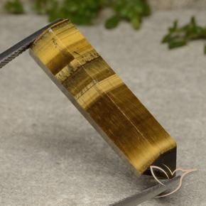 Ojo de Tigre Marrón dorado natural de 23.42 ct, Elegante, Opaco