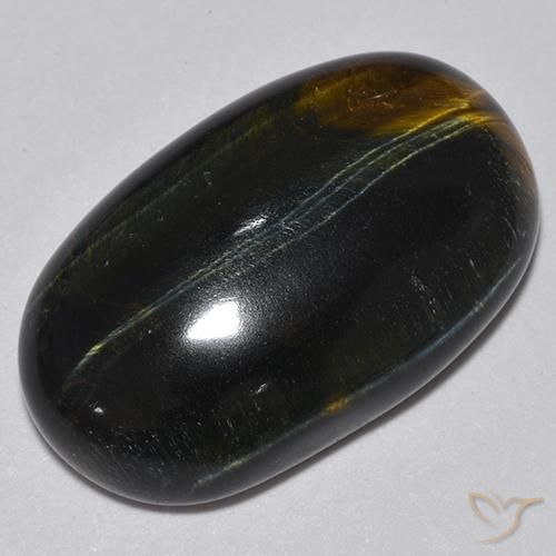Ojo de Tigre Marrón oro natural de 14.57 ct, Ovalada, Opaco