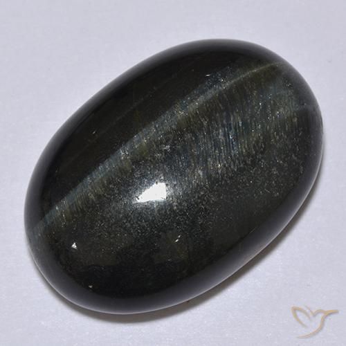 20.77ct Natural Marrón oro Ojo de Tigre, Ovalada, Opaco