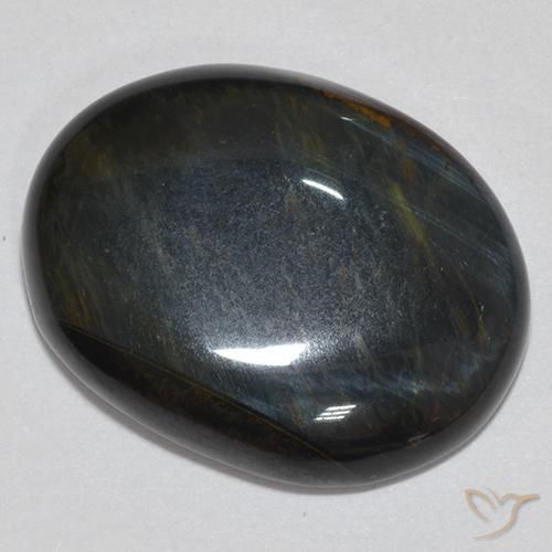 Ojo de Tigre Marrón oro natural de 13.95 ct, Ovalada, Opaco