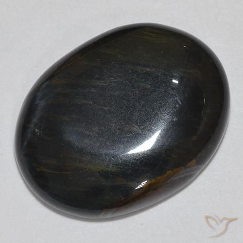 Ojo de Tigre Marrón oro natural de 13.95 ct, Ovalada, Opaco