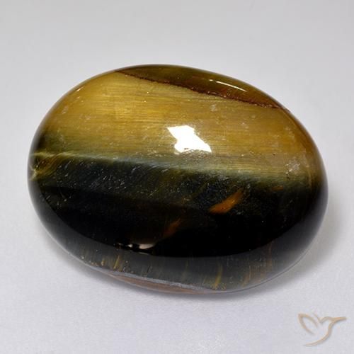 Ojo de Tigre Marrón oro natural de 15.79 ct, Ovalada, Opaco