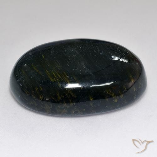 Ojo de Tigre Marrón oro natural de 35.88 ct, Corte Óvalo, Opaco