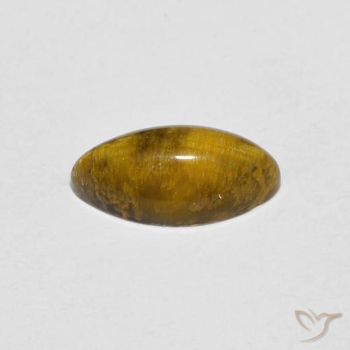 Ojo de Tigre Marrón dorado natural de 1.32 ct, Marquesa, Opaco