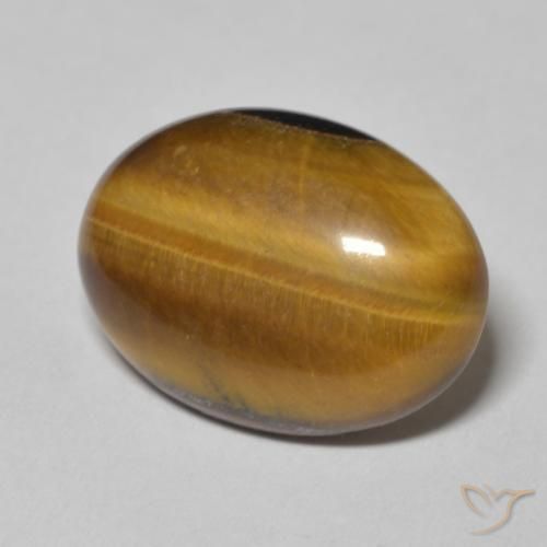 9.70ct Natural Marrón medio Ojo de Tigre, Ovalada, Opaco