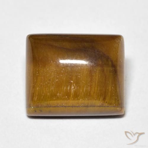 6.05ct Natural Marrón medio Ojo de Tigre, Corte Baguette, Opaco