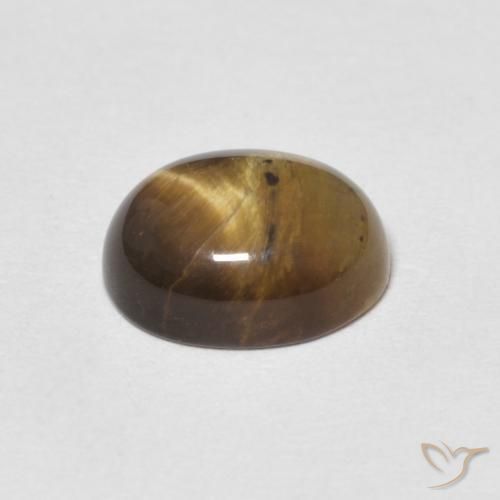 Ojo de Tigre Marrón cálido natural de 2.01 ct, Ovalada, Opaco