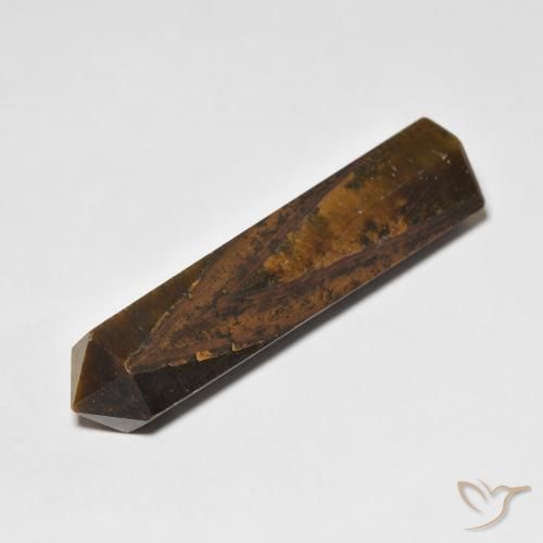 25.96ct Natural Marrón nogal Ojo de Tigre, Elegante, Opaco