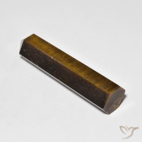 Ojo de Tigre Marrón nogal natural de 25.96 ct, Elegante, Opaco