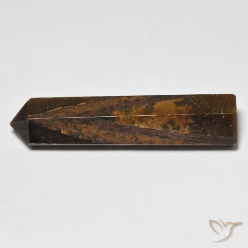 Ojo de Tigre Marrón nogal natural de 25.96 ct, Elegante, Opaco