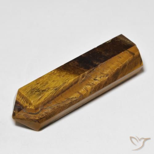 36.84ct Natural Marrón dorado Ojo de Tigre, Elegante, Opaco