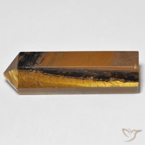 Ojo de Tigre Marrón dorado natural de 36.84 ct, Elegante, Opaco