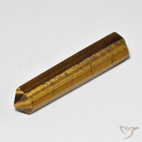 26.50ct Natural Marrón dorado Ojo de Tigre, Elegante, Opaco