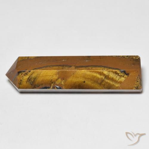 Ojo de Tigre Marrón cálido natural de 25.91 ct, Elegante, Opaco