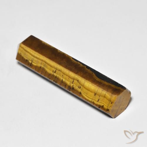 Ojo de Tigre Medium Light-Brown natural de 28.24 ct, Elegante, Opaco