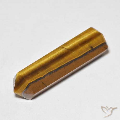 18.89ct Natural Marrón dorado Ojo de Tigre, Elegante, Opaco
