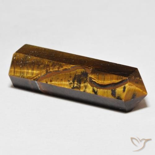 Ojo de Tigre Marrón cálido natural de 22.41 ct, Elegante, Opaco