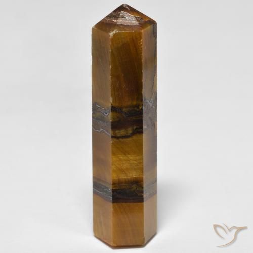 30.91ct Natural Marrón medio Ojo de Tigre, Elegante, Opaco