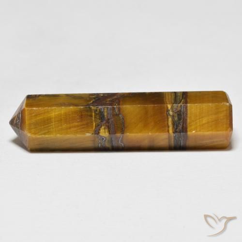 Ojo de Tigre Marrón medio natural de 30.91 ct, Elegante, Opaco