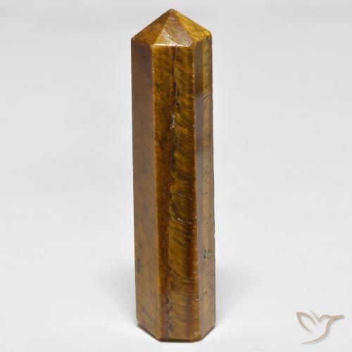 Ojo de Tigre Marrón medio natural de 36.78 ct, Elegante, Opaco