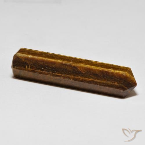 Ojo de Tigre Marrón medio natural de 36.78 ct, Elegante, Opaco