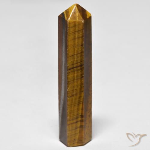 27.50ct Natural Marrón medio Ojo de Tigre, Elegante, Opaco