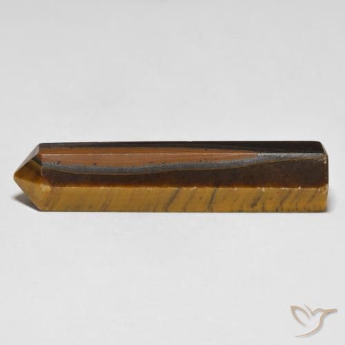 Ojo de Tigre Marrón medio natural de 27.50 ct, Elegante, Opaco