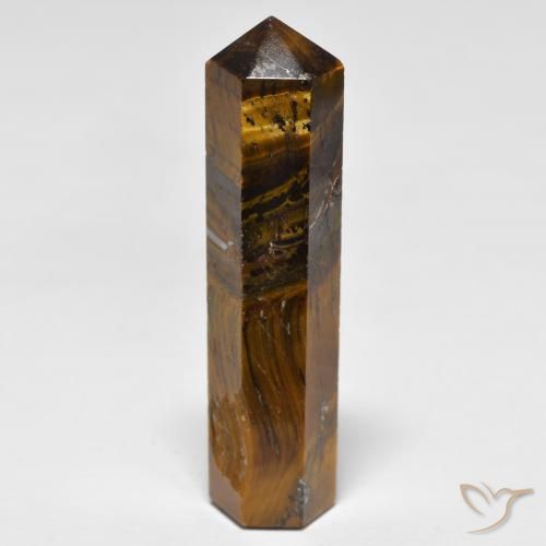 29.67ct Natural Medium Dark-Brown Ojo de Tigre, Elegante, Opaco