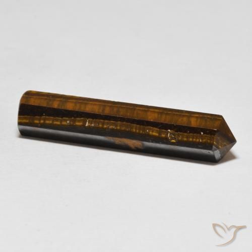 Ojo de Tigre Marrón cálido natural de 17.06 ct, Elegante, Opaco