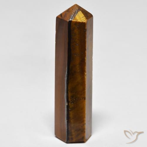 37.28ct Natural Marrón ocre Ojo de Tigre, Elegante, Opaco