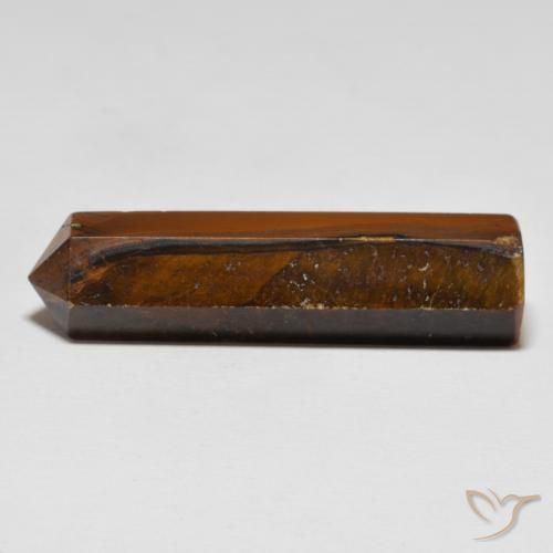 Ojo de Tigre Marrón ocre natural de 37.28 ct, Elegante, Opaco
