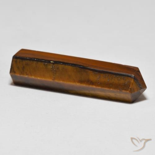 Ojo de Tigre Marrón ocre natural de 37.28 ct, Elegante, Opaco