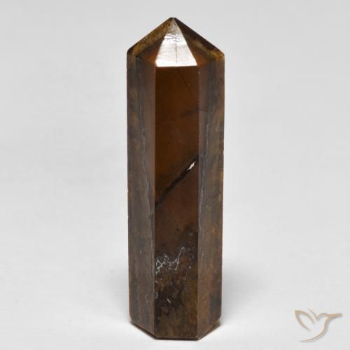 Ojo de Tigre Marrón cálido natural de 24.00 ct, Elegante, Opaco