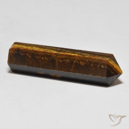 Ojo de Tigre Marrón cálido natural de 24.00 ct, Elegante, Opaco