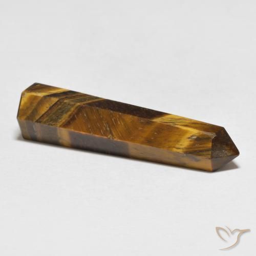 Ojo de Tigre Marrón cálido natural de 19.07 ct, Elegante, Opaco