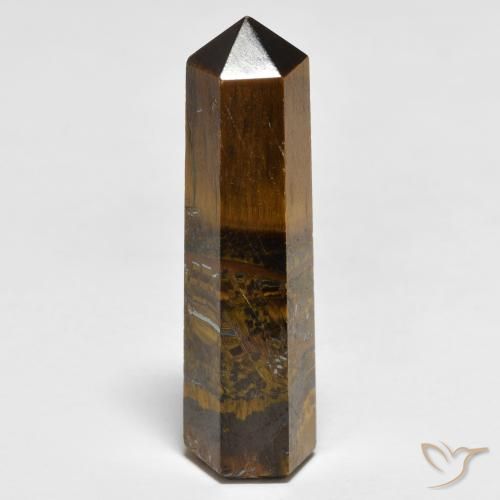 Ojo de Tigre Medium Light-Brown natural de 31.74 ct, Elegante, Opaco