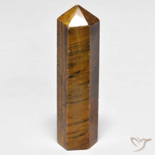 33.78ct Natural Marrón amarillento Ojo de Tigre, Elegante, Opaco