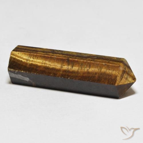 Ojo de Tigre Medium Light-Brown natural de 30.74 ct, Elegante, Opaco