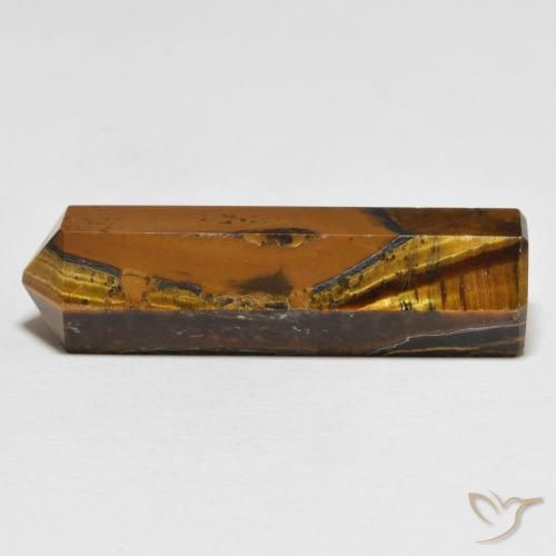 Ojo de Tigre Medium Light-Brown natural de 35.24 ct, Elegante, Opaco